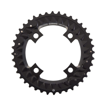 Εξωτερικός δίσκος SHIMANO SLX M7000 10 ταχυτήτων, για τριπλό δισκοβραχίονα, με 4 οπές, 96 mm — όψη του δίσκου σε λευκό φόντο