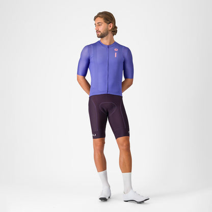 CASTELLI DRITTONE LOGO Short Sleeve Jersey Violet