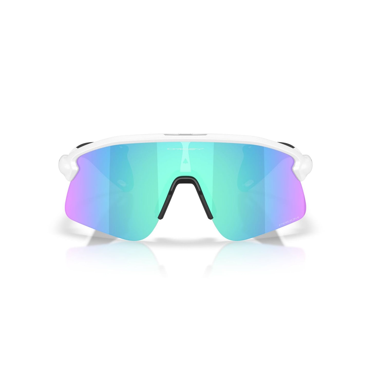 Lunettes OAKLEY STUNT DEVIL S Blanc Matt Prizm Sapphire