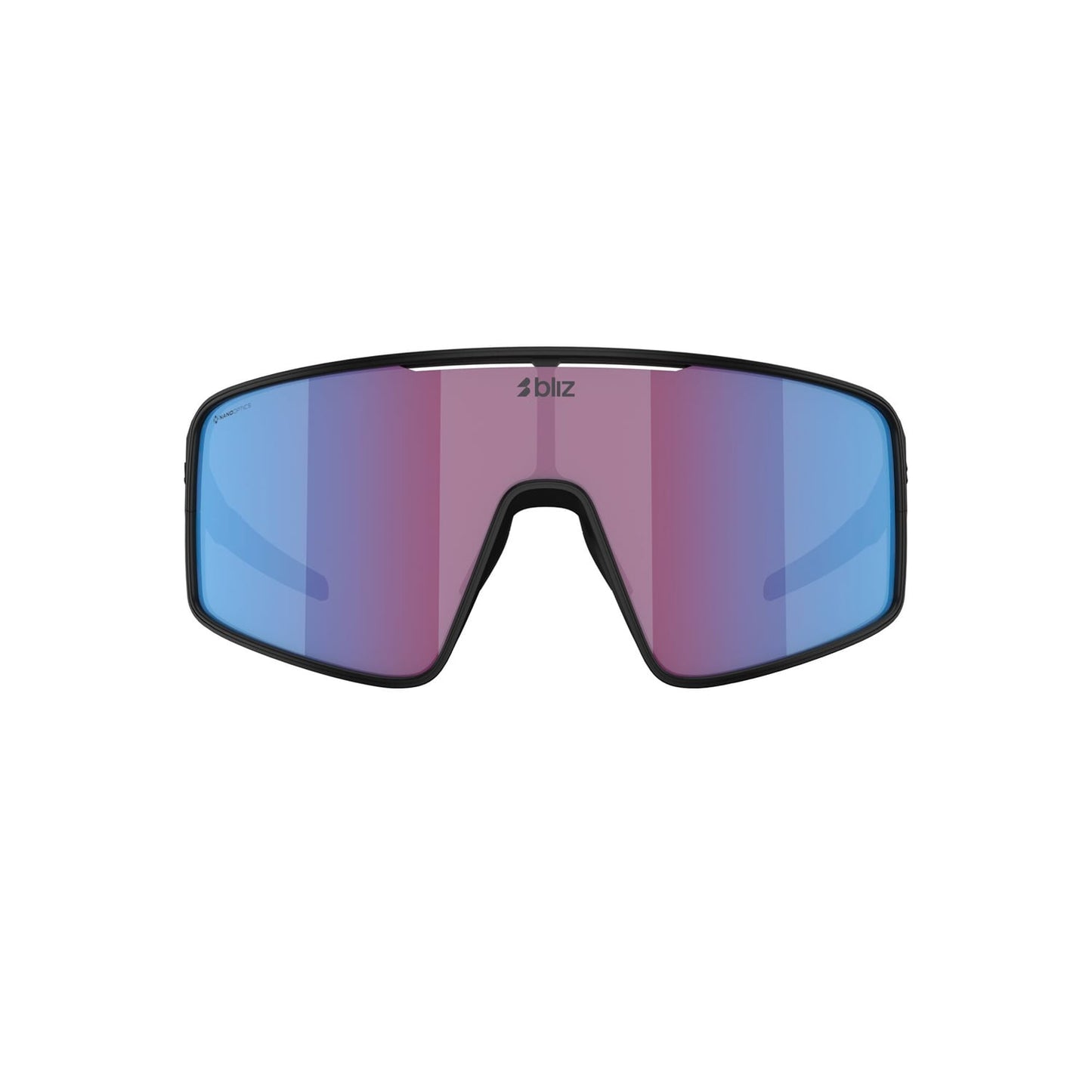 BLIZ P001 Brýle Matt Black Pink Violet Iridium Blue Screen
