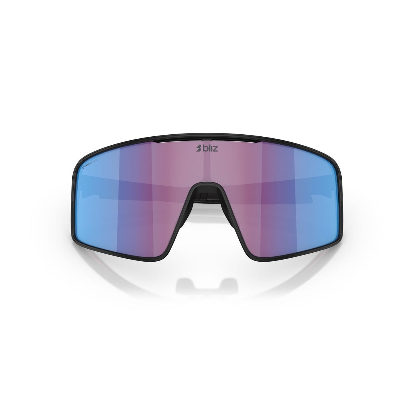 BLIZ P001 Brýle Matt Black Pink Violet Iridium Blue Screen