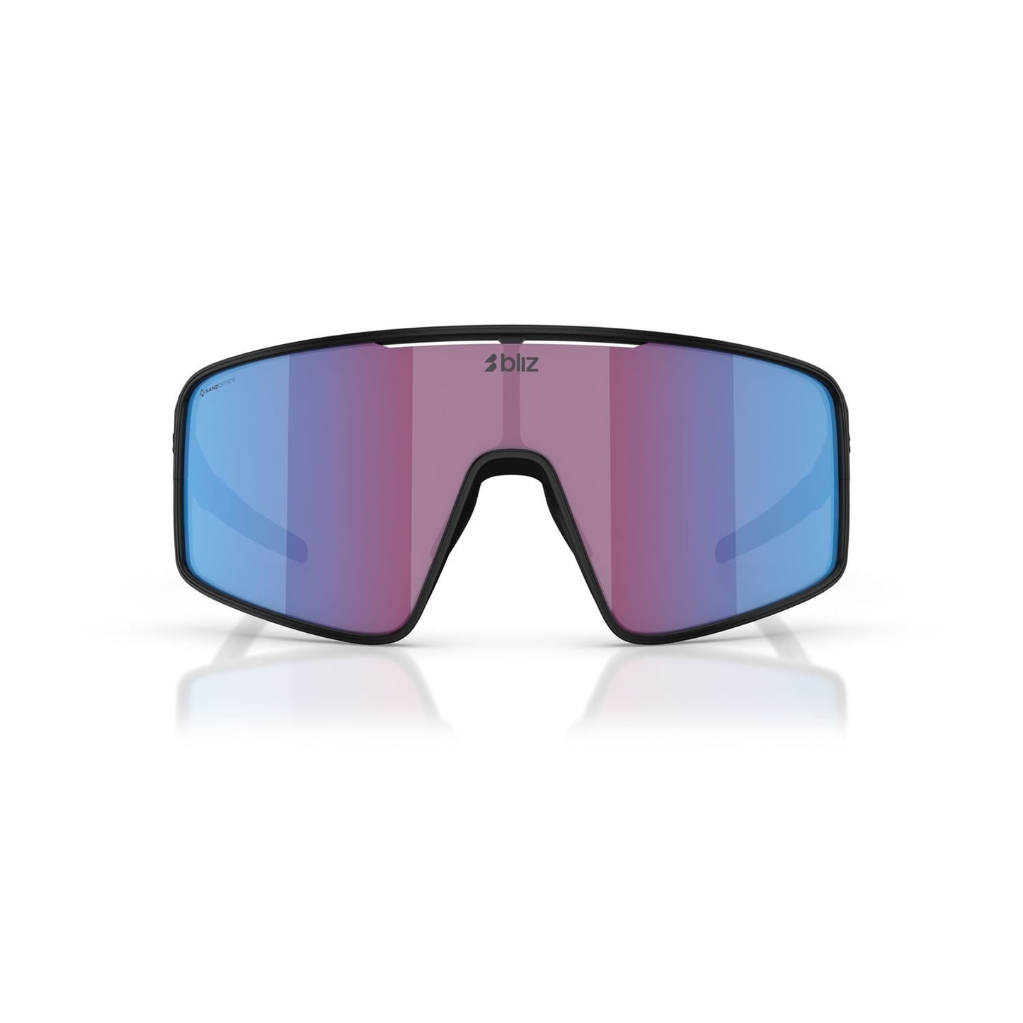 BLIZ P001 Brýle Matt Black Pink Violet Iridium Blue Screen