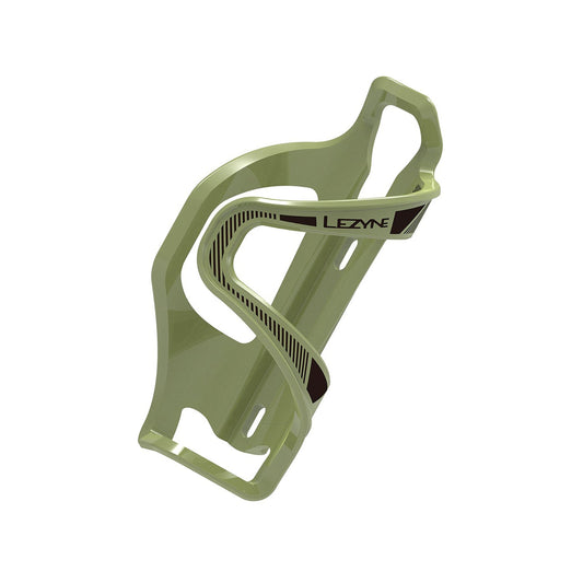 LEZYNE FLOW CAGE SL-L Left-Side-Access Bottle Cage Army Green