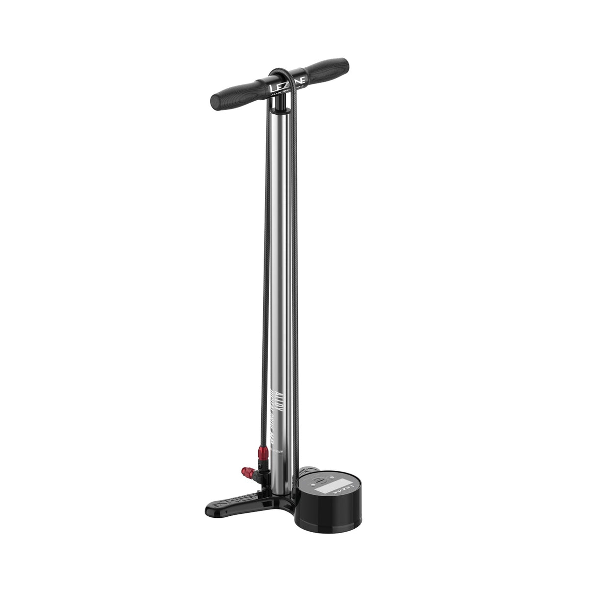 Dielenská pumpa LEZYNE DIGITAL DRIVE 3.5 ALLOY strieborná