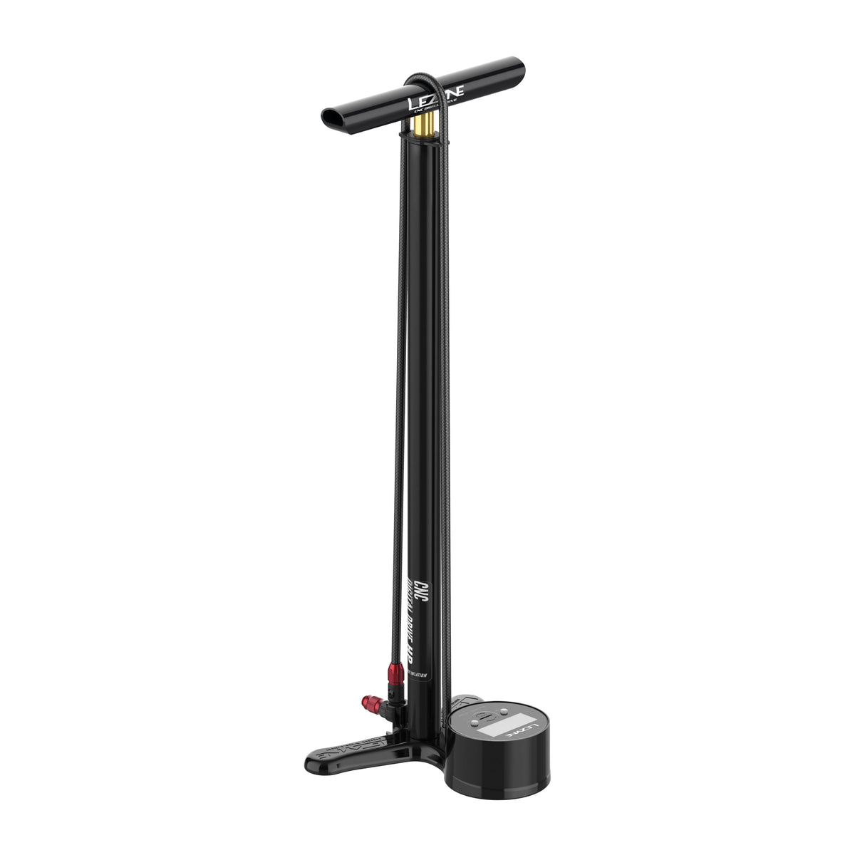 Pompă de podea LEZYNE DIGITAL DRIVE 3.5 CNC neagră