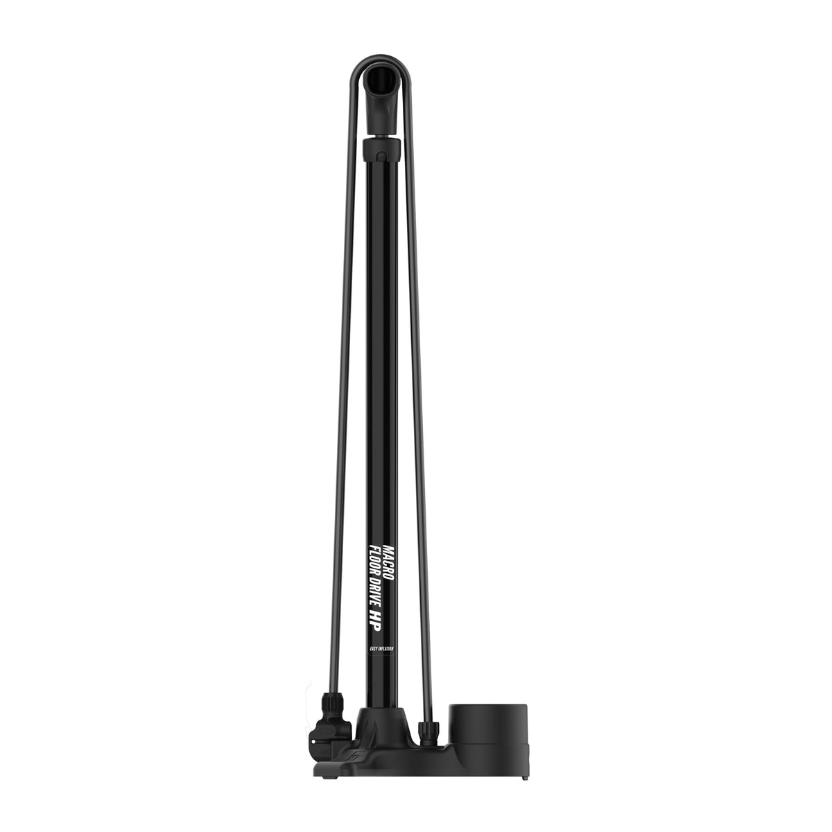 LEZYNE MACRO FLOOR DRIVE DV golvpump, svart