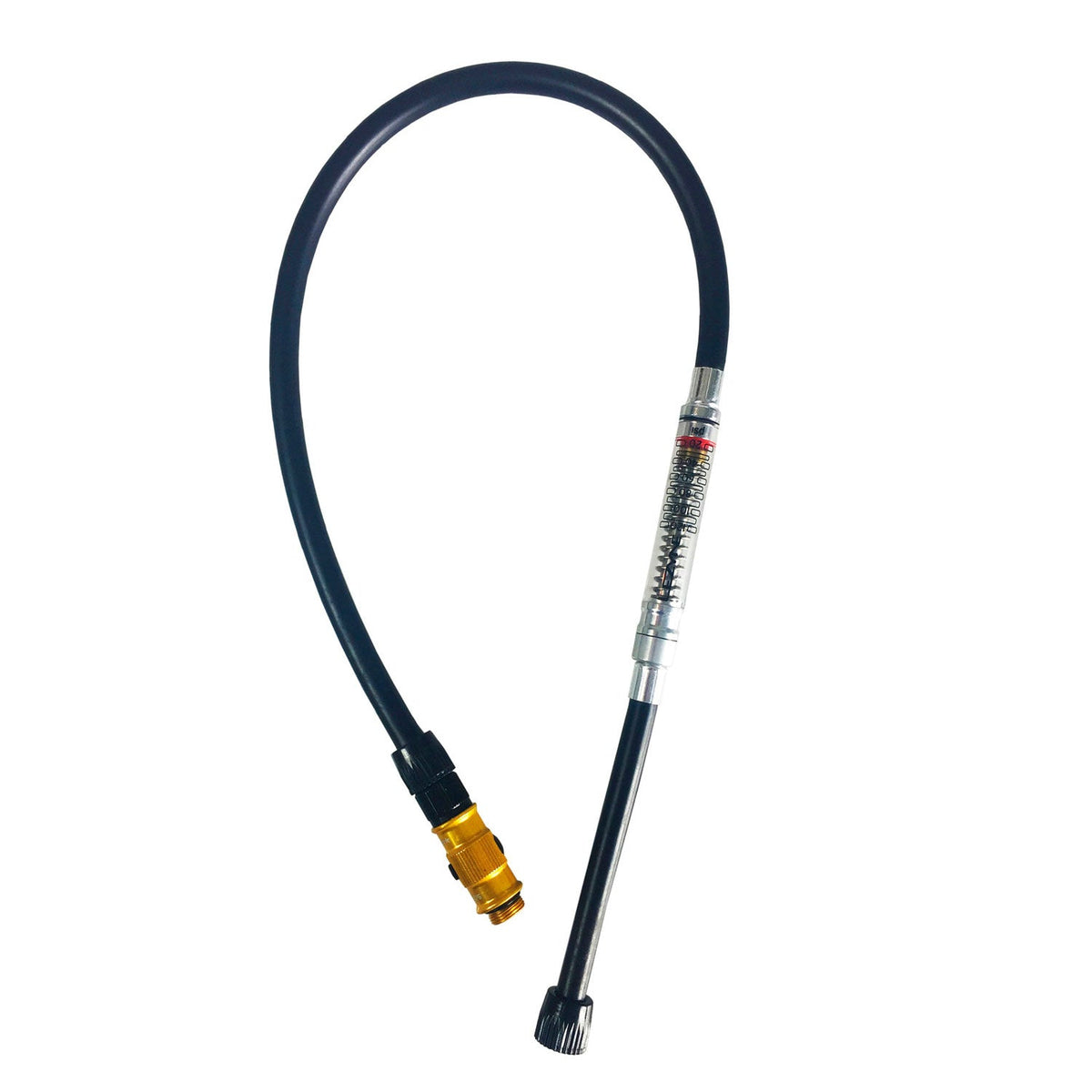 Guldfärgad reservslang LEZYNE ABS Flip Venti för Micro Floor Drive