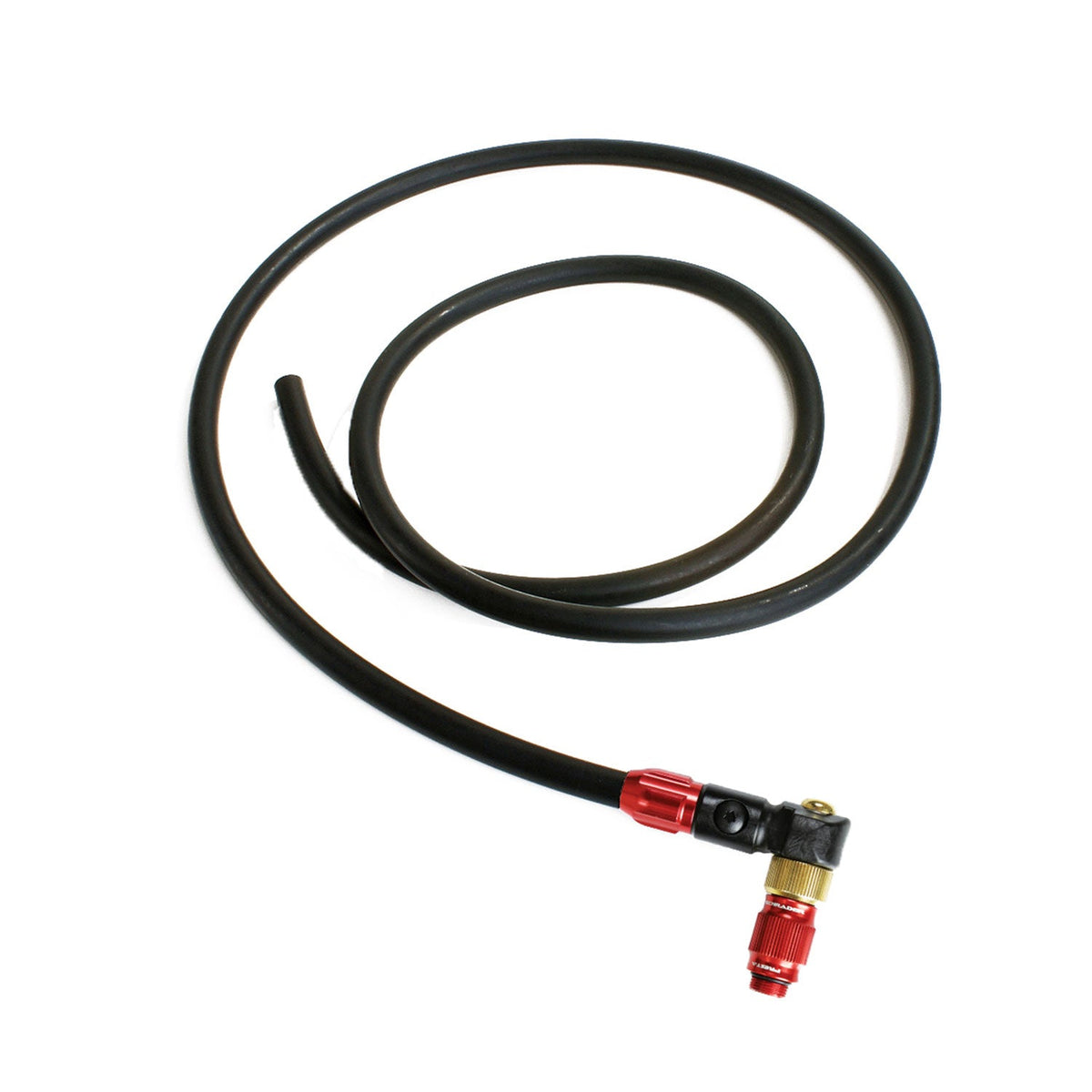 Crijevo LEZYNE ABS1 Pro Chuck, sjajno crveno (za podne pumpe)