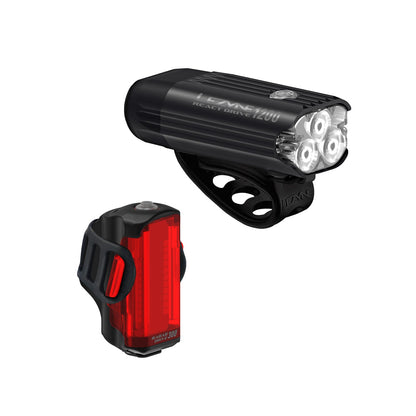LEZYNE RADAR REACT SYSTEM priekinio ir galinio žibintų rinkinys