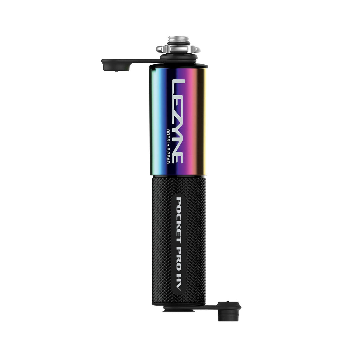 Ruční pumpička LEZYNE POCKET DRIVE PRO HV, metalická černá