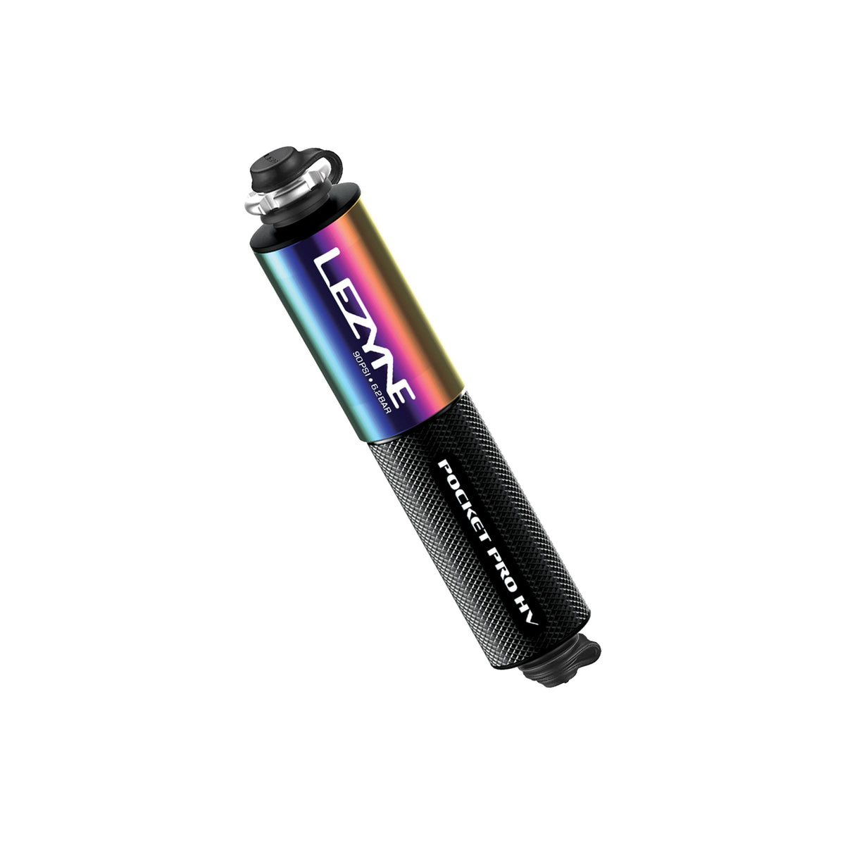 Ruční pumpička LEZYNE POCKET DRIVE PRO HV, metalická černá
