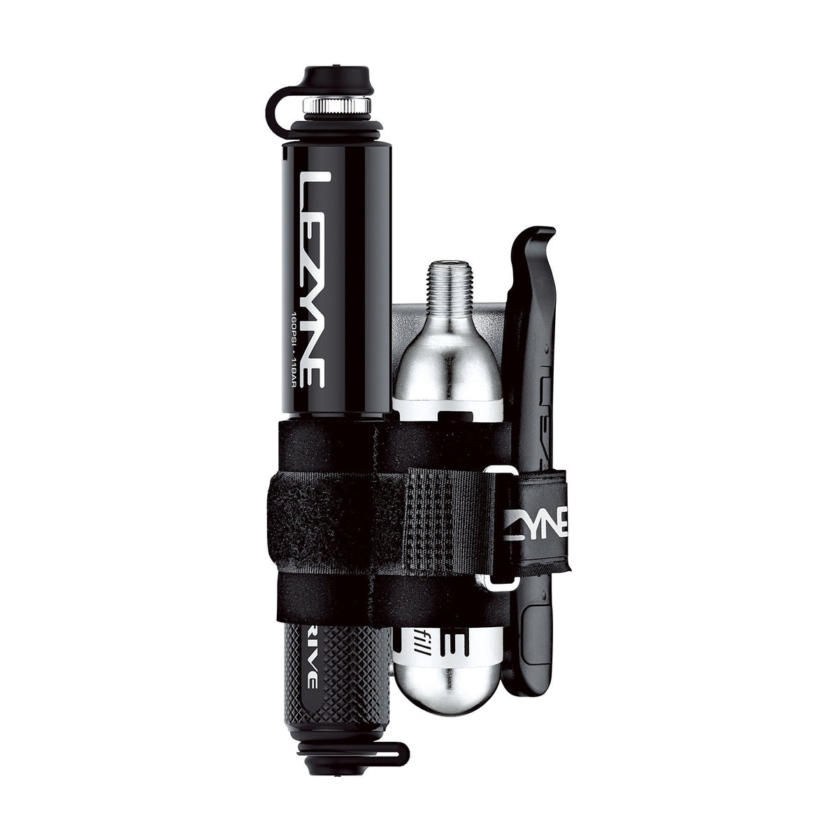 Ruční pumpička LEZYNE CNC POCKET DRIVE LOADED černá