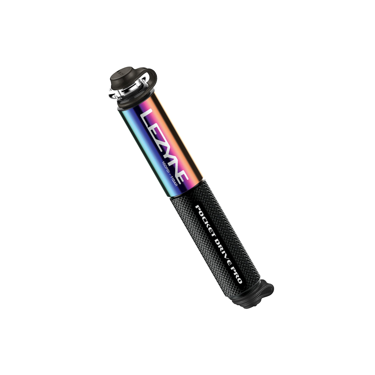 Ruční pumpička LEZYNE MINI POCKET DRIVE PRO metalická černá