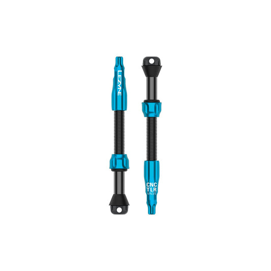 LEZYNE CNC PRO 60 mm-es kék tubeless szelep, 2 db