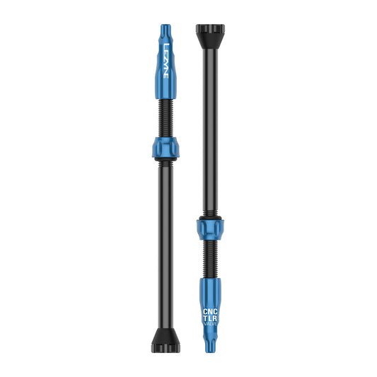 LEZYNE CNC 80 mm-es kék tubeless szelep, 2 db