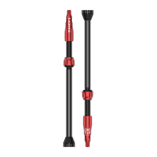 LEZYNE CNC 80 mm-es piros tubeless szelep, 2 db