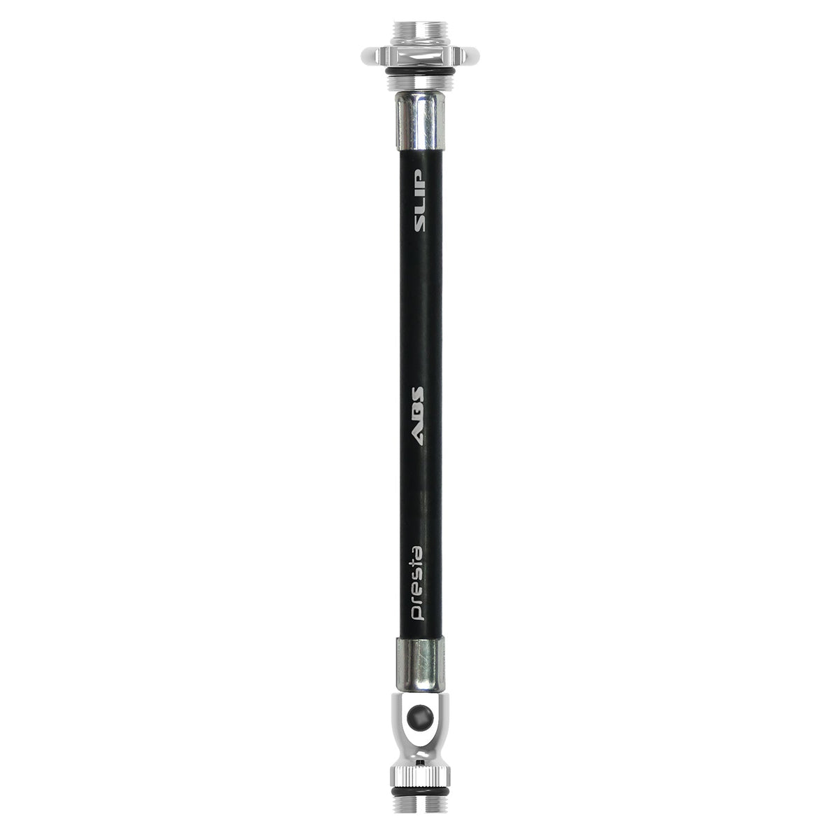 Svart/silverfärgad reservslang LEZYNE ABS Flex Presta för Road Drive