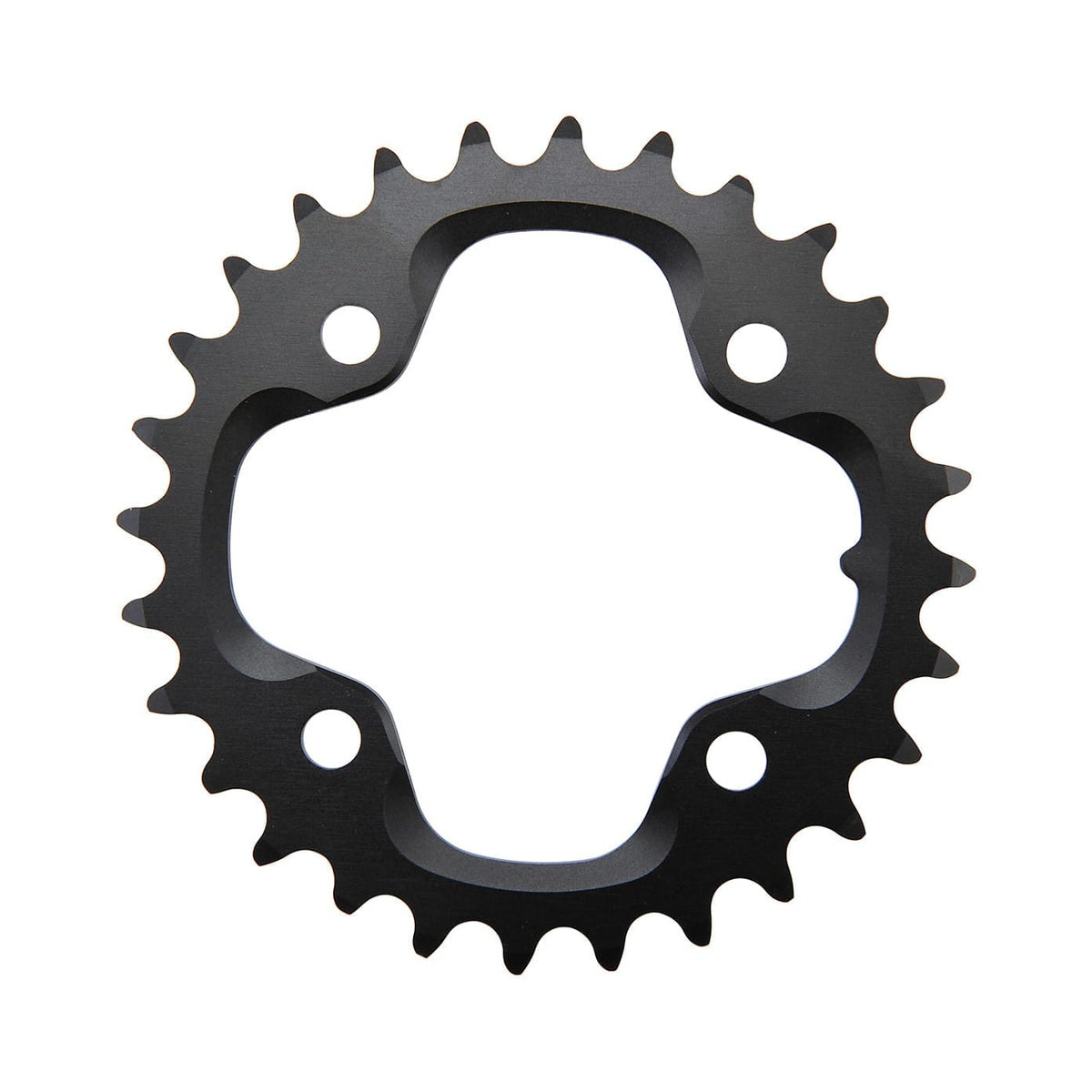 Prato interior SRAM S1 CNC 10 velocidades, 4 furos, 80 mm — vista do prato sobre fundo branco