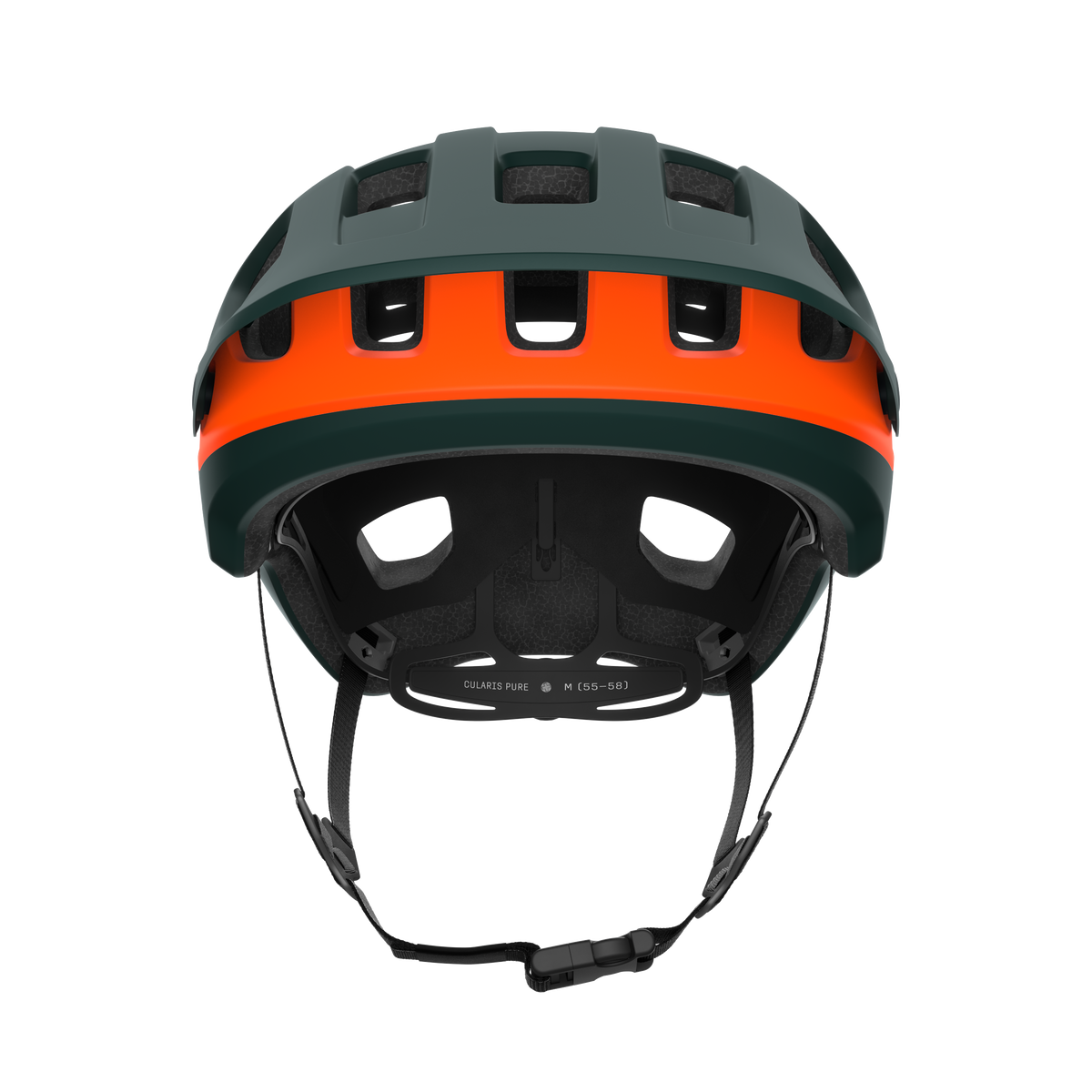 POC CULARIS PURE MTB-hjelm Grøn Mat/Orange Mat