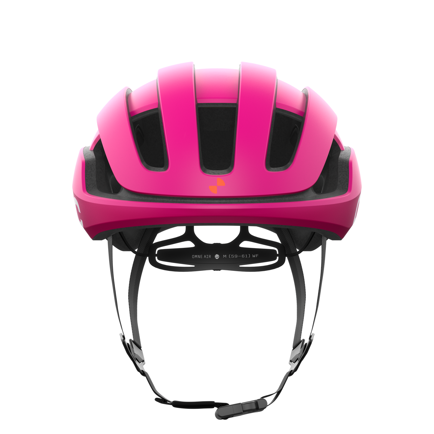 POC OMNE AIR MIPS Logo Casco da strada Rosa/Giallo