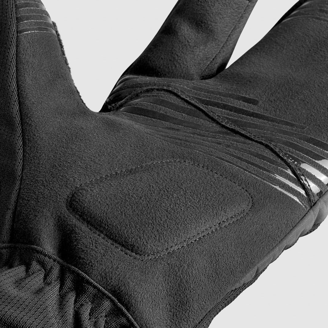 Juodos GRIPGRAB NORDIC 2 nuo vėjo saugančios trijų pirštų pirštinės dideliems šalčiams