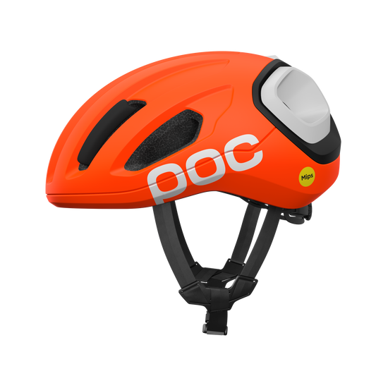 POC AMIDAL racehelm mat oranje/mat zwart/mat wit