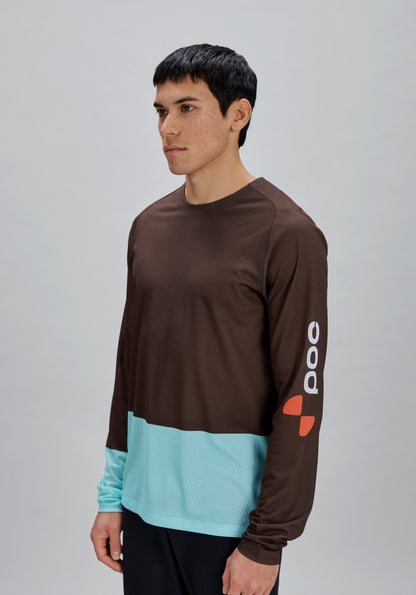 Maillot POC MOTION AIR Mangas Largas Bronce/Azul