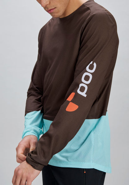 Maillot POC MOTION AIR Mangas Largas Bronce/Azul