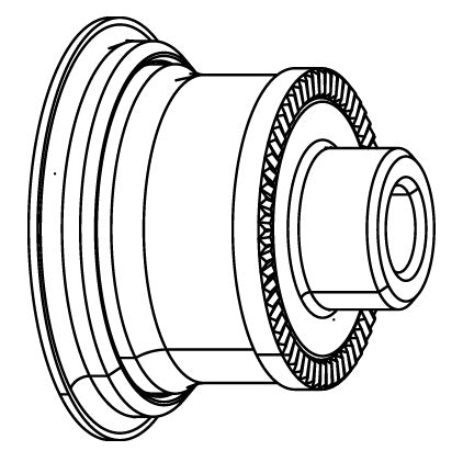 Adattatore per Asse Ruota Posteriore ZIPP Cognition lato trasmissione SRAM XDR #11.2018.033.003
