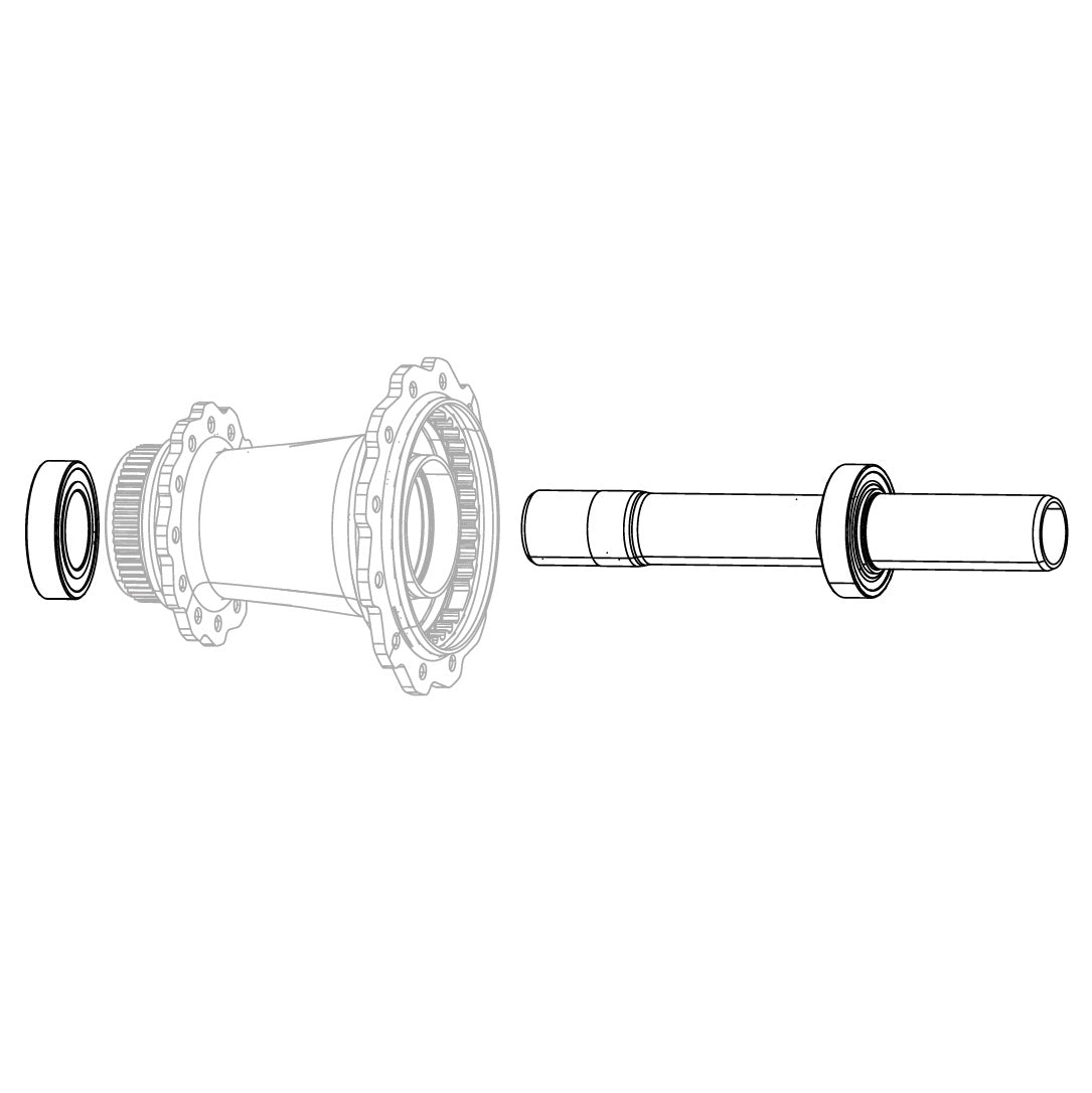 Hinterradachse ZIPP Cognition V2 NSW Disc Brake Lager (2x 61903) hinten #11.2018.065.004