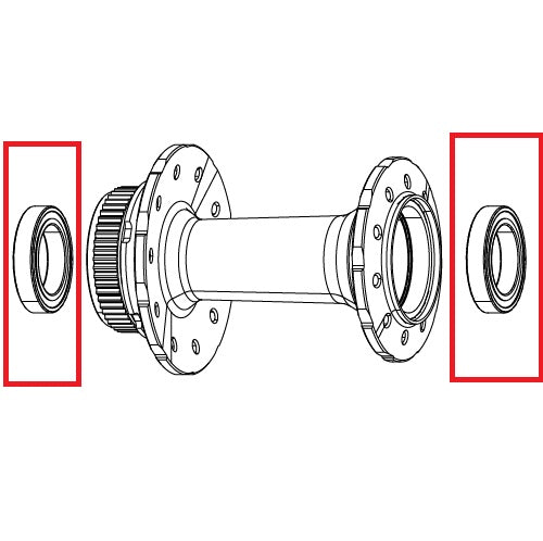Cuscinetto ZIPP COGNITION RIM Anteriore 61803 Ceramica (x2) #11.2018.067.001