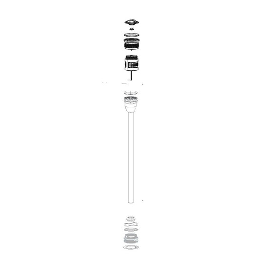 Complete ROCKSHOX SOLO AIR Air Spring Kit 150 mm-27.5"/29" #11.4018.010.229