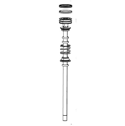 ROCKSHOX DEBONAIR+ 100 mm 29" Air Shaft Kit for SID 35 D1 #11.4018.111.037