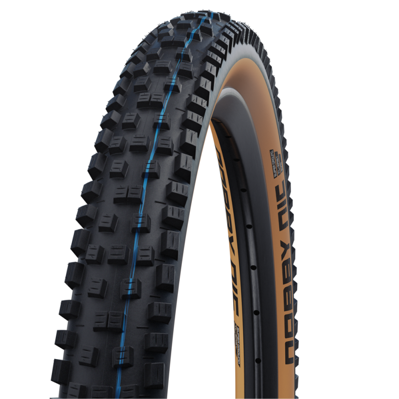 SCHWALBE NOBBY NIC 29x2.40 ADDIX SPEEDGRIP SUPERRACE bezdušová pneumatika Soft Black/Brown