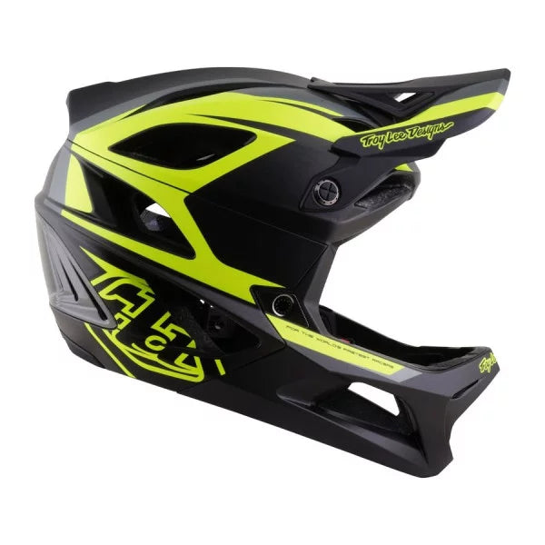 Prilba na horský bicykel TROY LEE DESIGNS STAGE 2 HIGH VIZ uhľovosivá/žltá