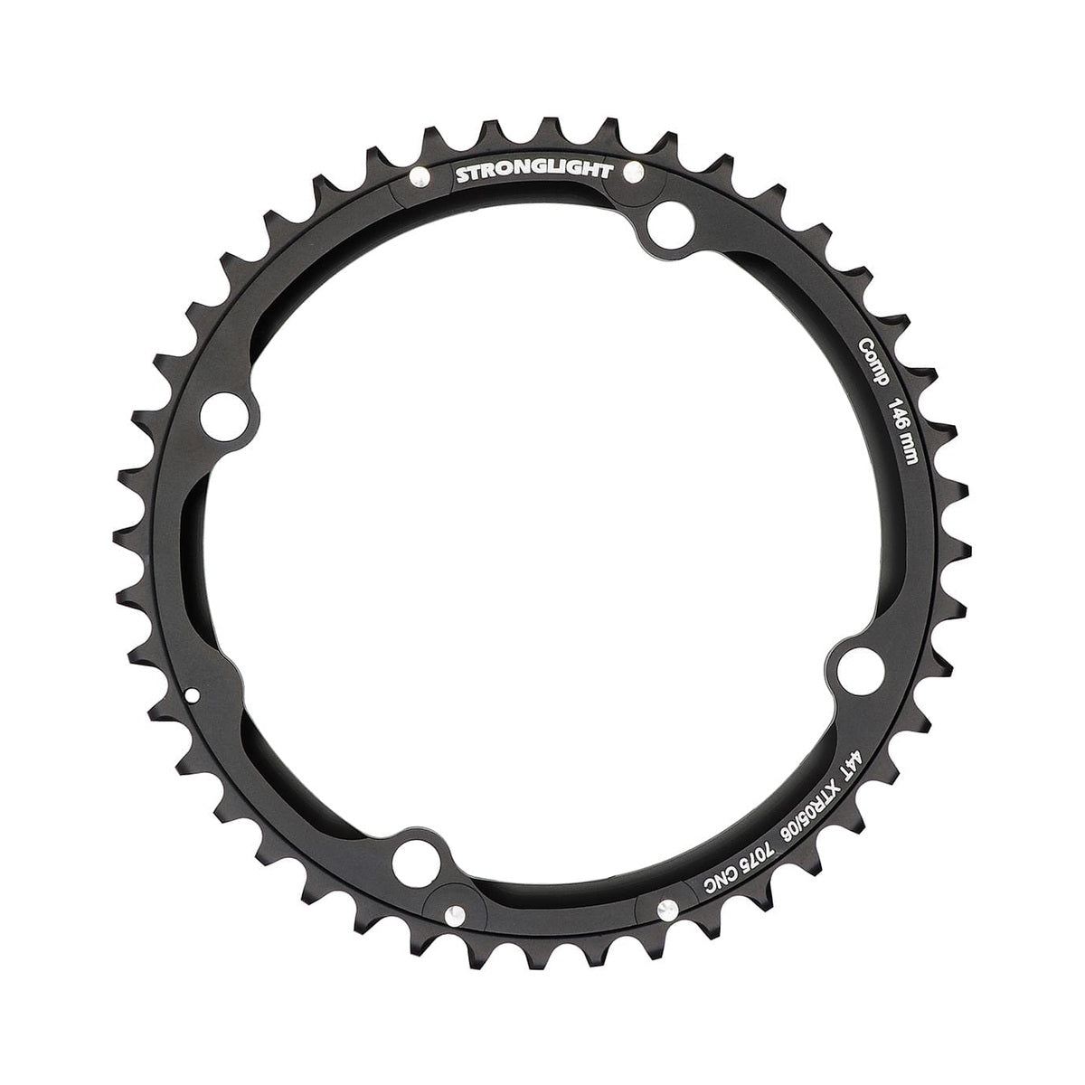 Εξωτερικός δίσκος STRONGLIGHT SHIMANO XTR M960 9 ταχυτήτων, 4 οπών, 146 mm — ο δίσκος σε λευκό φόντο