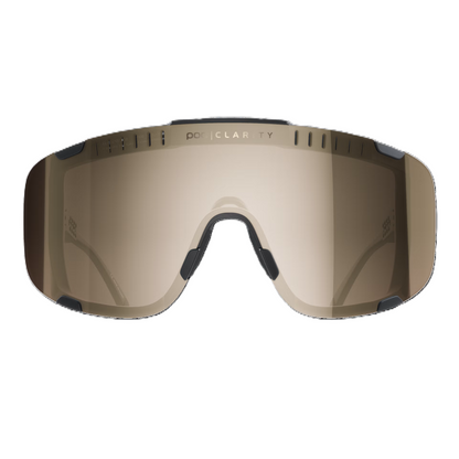 POC DEVOUR+ Glasses Black Clarity Trail Partly Sunny Silver Lens
