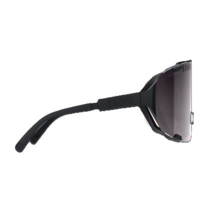 POC DEVOUR+ Glasses Black Clarity Trail Partly Sunny Silver Lens