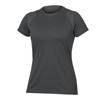 ENDURA SINGLETRACK Women's Short Sleeve Jersey Grey