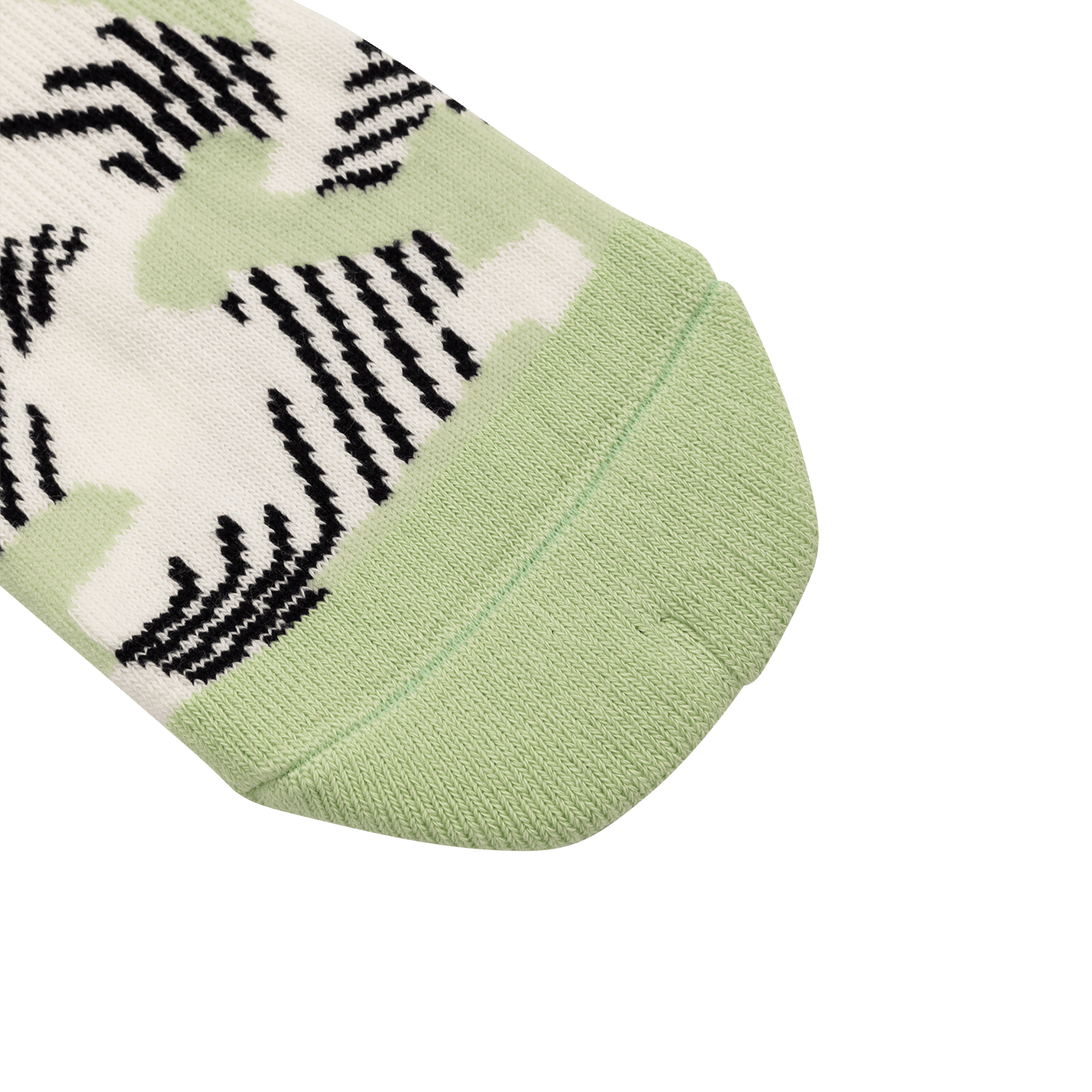 BURGTEC PATTERNED Socken Weiß/Grün