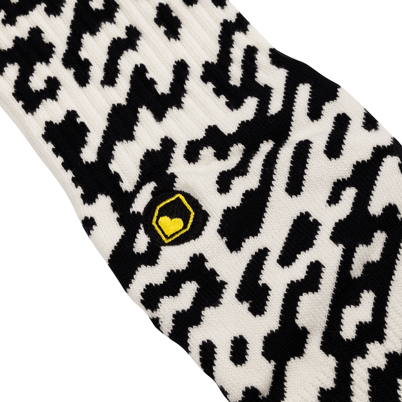 Calzini BURGTEC PATTERNED Nero/Bianco