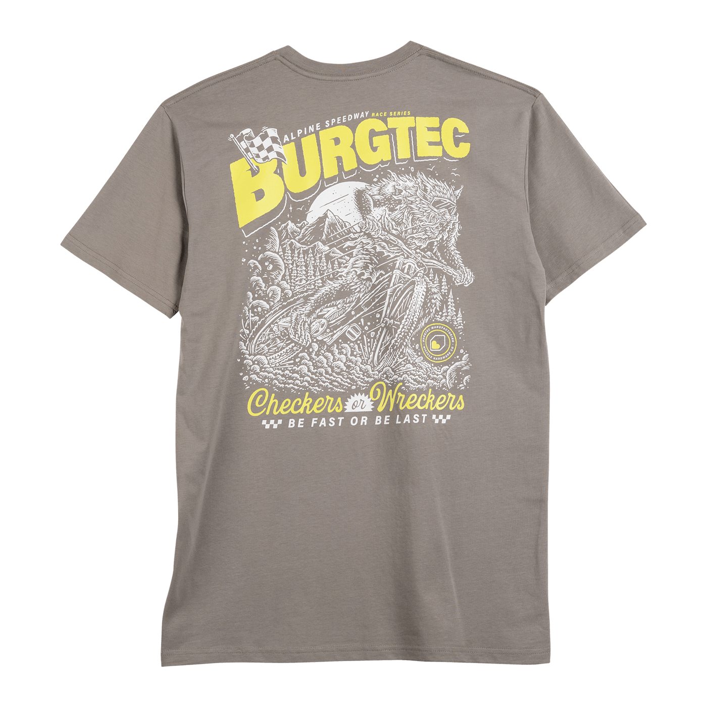 Maglietta BURGTEC ALPINE SPEEDWAY Grigio