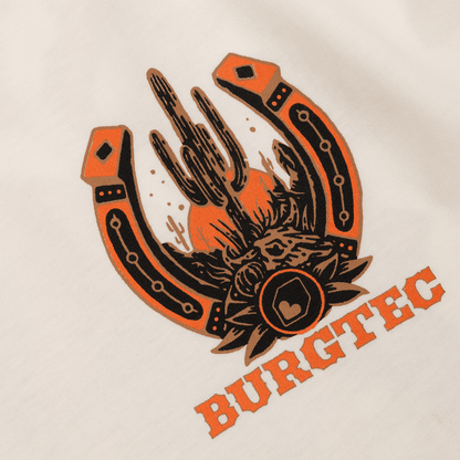 T-Shirt BURGTEC WILD RIDE Bege