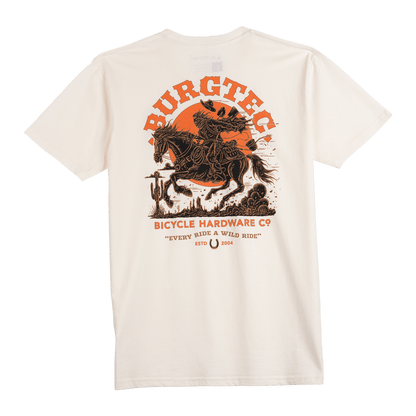 T-Shirt BURGTEC WILD RIDE Bege