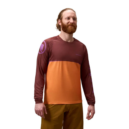 Maillot ENDURA SINGLETRACK CORE PRINTED Mangas Largas End Orange