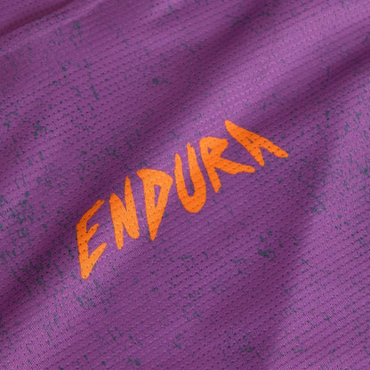 Maillot ENDURA SINGLETRACK PRINT Mangas Cortas Mujer End Purple