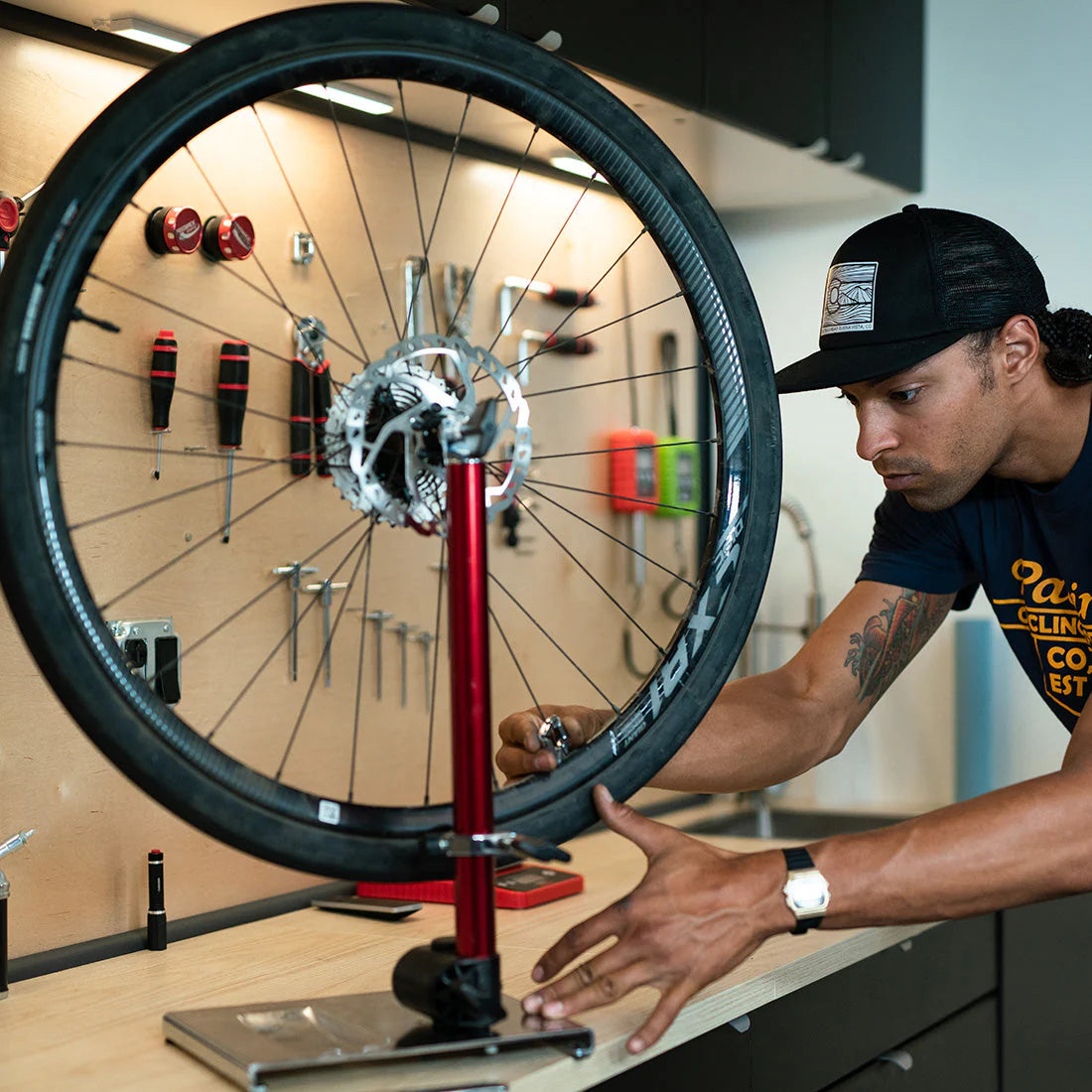 FEEDBACK SPORTS Sistema de centrado de ruedas Pro Truing Stand 2.0