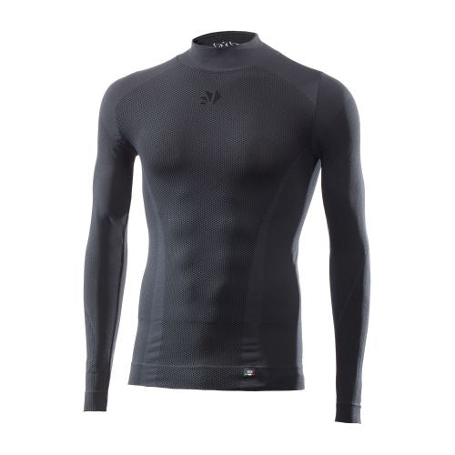 SIXS TS3 V2 Biancheria intima a maniche lunghe Grigio/Nero