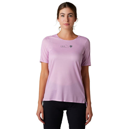 FOX FLEXAIR Women's Short Sleeve Jersey Pink