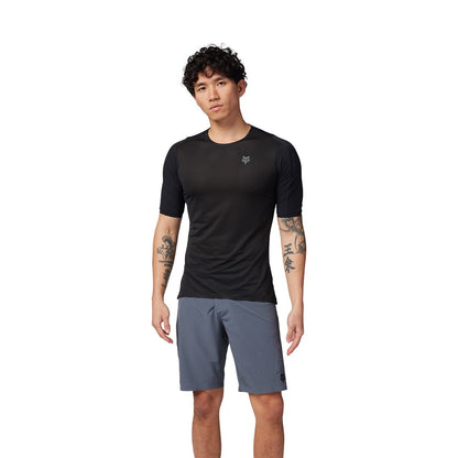 Maillot FOX FLEXAIR ASCENT Maniche Corte Nero